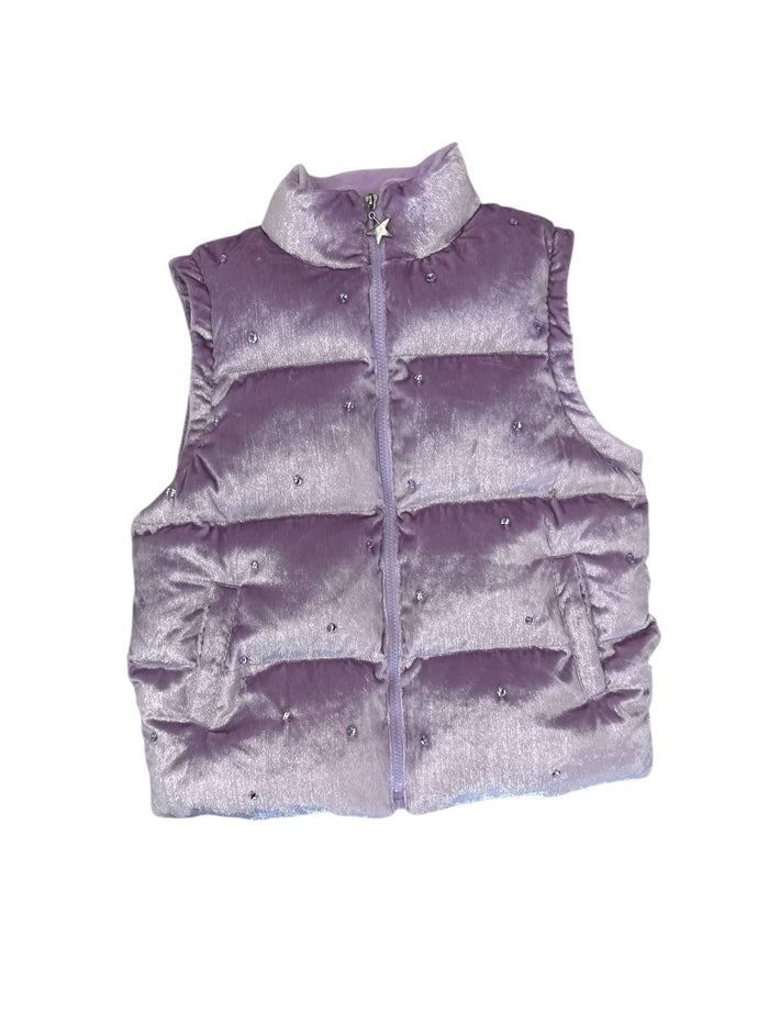 Lola + The Boys Jacket Soft Lavender Gem Convertible Puffer