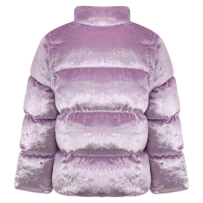 Lola + The Boys Jacket Soft Lavender Gem Convertible Puffer