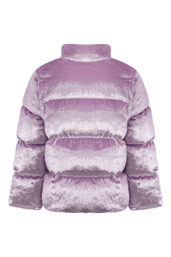 Lola + The Boys Jacket Soft Lavender Gem Convertible Puffer