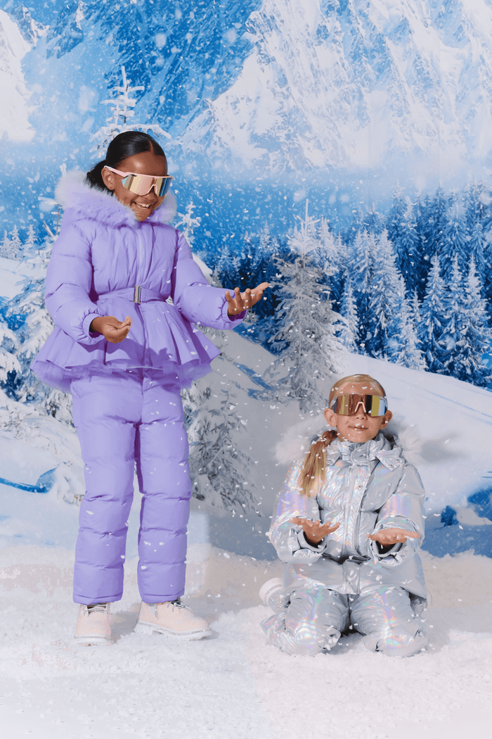 Lola + The Boys Jacket Violet Princess Snow Set