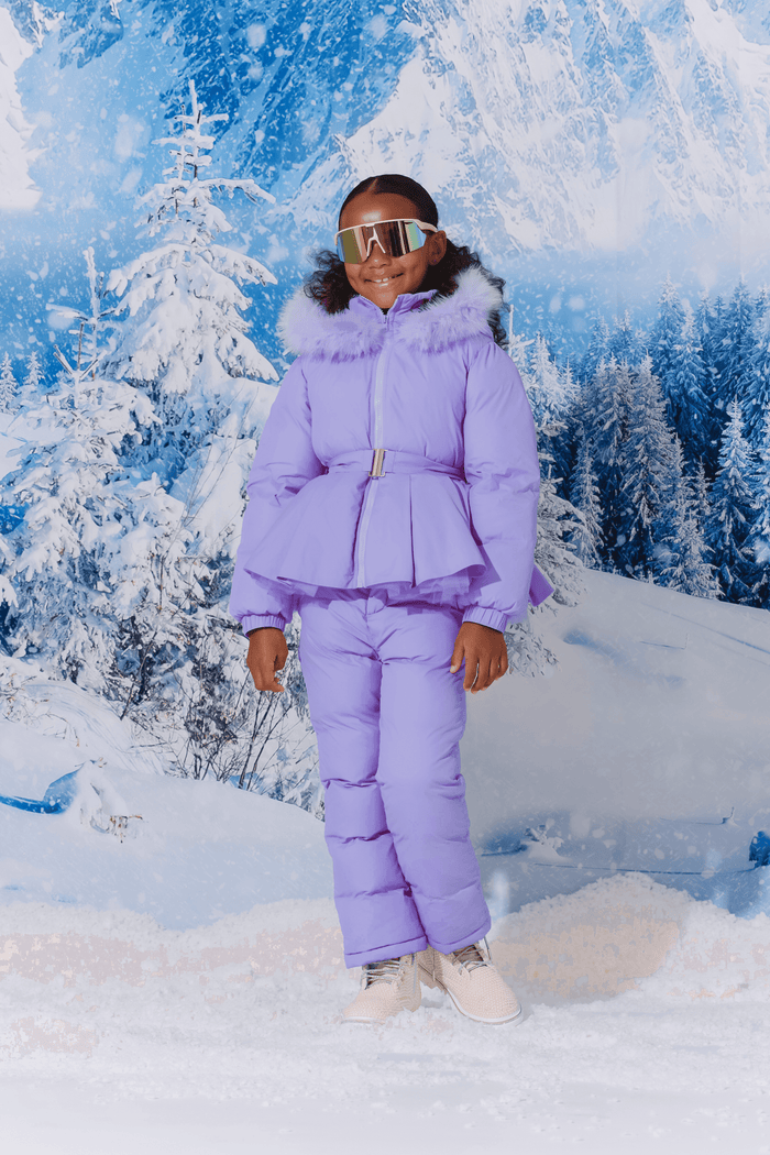 Lola + The Boys Jacket Violet Princess Snow Set