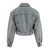 exclude-sale Jacket Women's Crystal Bow Denim Jacket