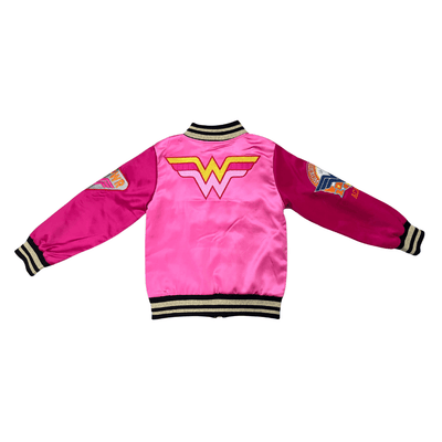 Lola + The Boys Jacket Wonder Woman™ Satin Bomber