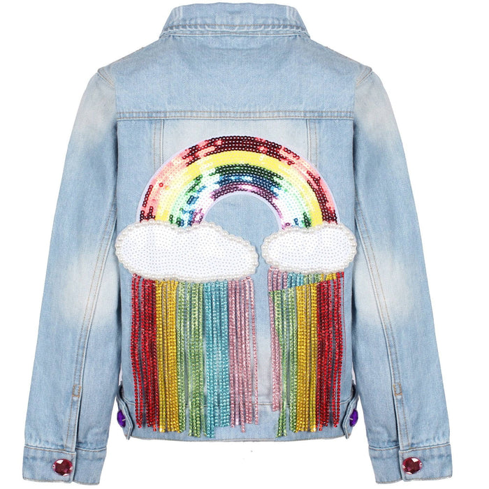 Crystal Rain Denim Jacket – Teen/Women