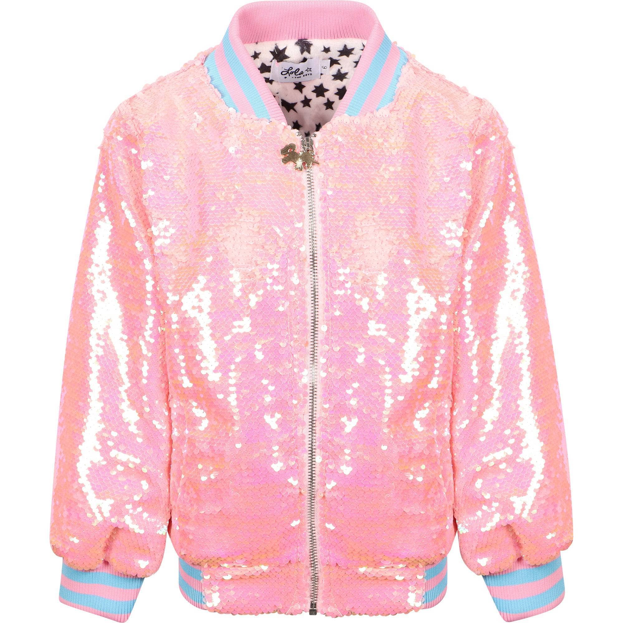 Buy Women Pink Denim Bomber Sleeve Tape Jacket Online At Best Price -  Sassafras.in