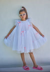 Lola + The Boys Jolie Bow Shimmer Dress