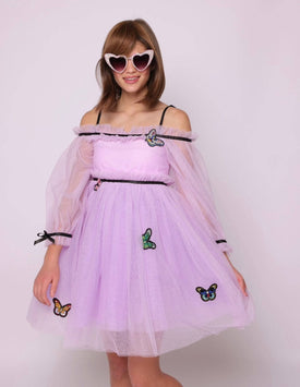 Lola + The Boys Lavender Butterfly Dream Dress, 2 Lola + The Boys Lavender Butterfly Dream Dress, 2