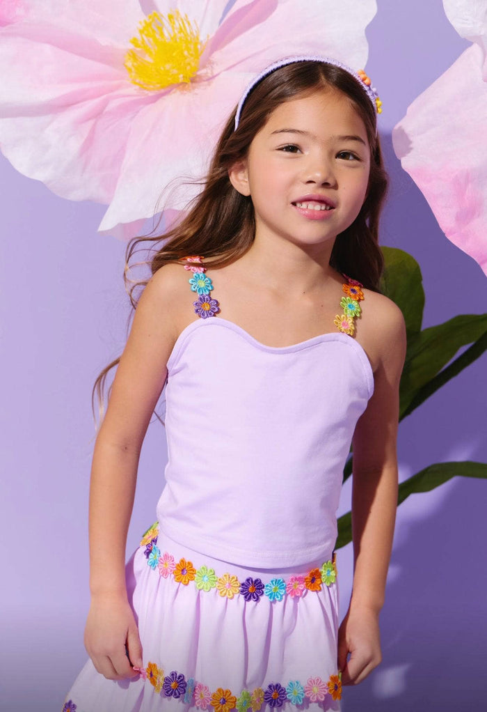 lola-new-arrival Lavender Happy Floral Set