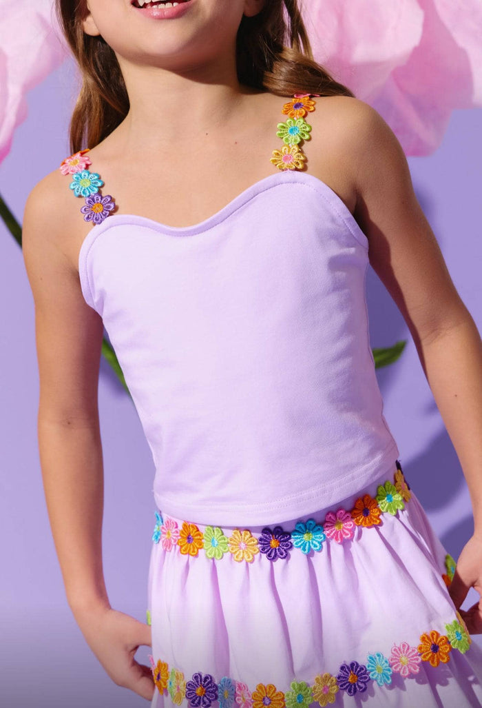 lola-new-arrival Lavender Happy Floral Set