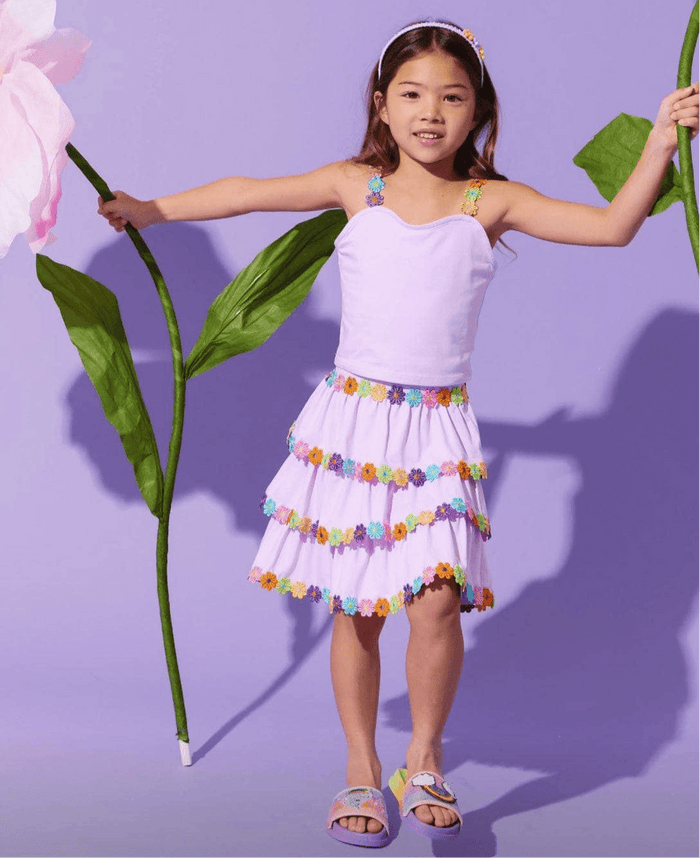 lola-new-arrival Lavender Happy Floral Set