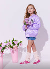 Lola + The Boys Lavender Legends Only Quilted Bomber