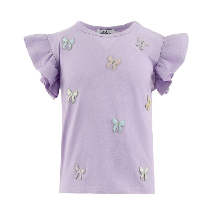 Lola + The Boys Lavender Pretty Bows Short Set