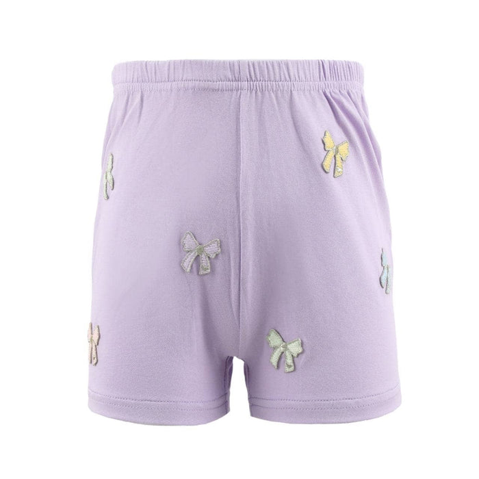 Lola + The Boys Lavender Pretty Bows Short Set