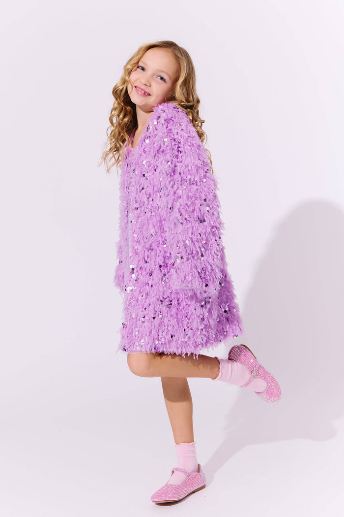 Lola + The Boys Lavender Sequin Set