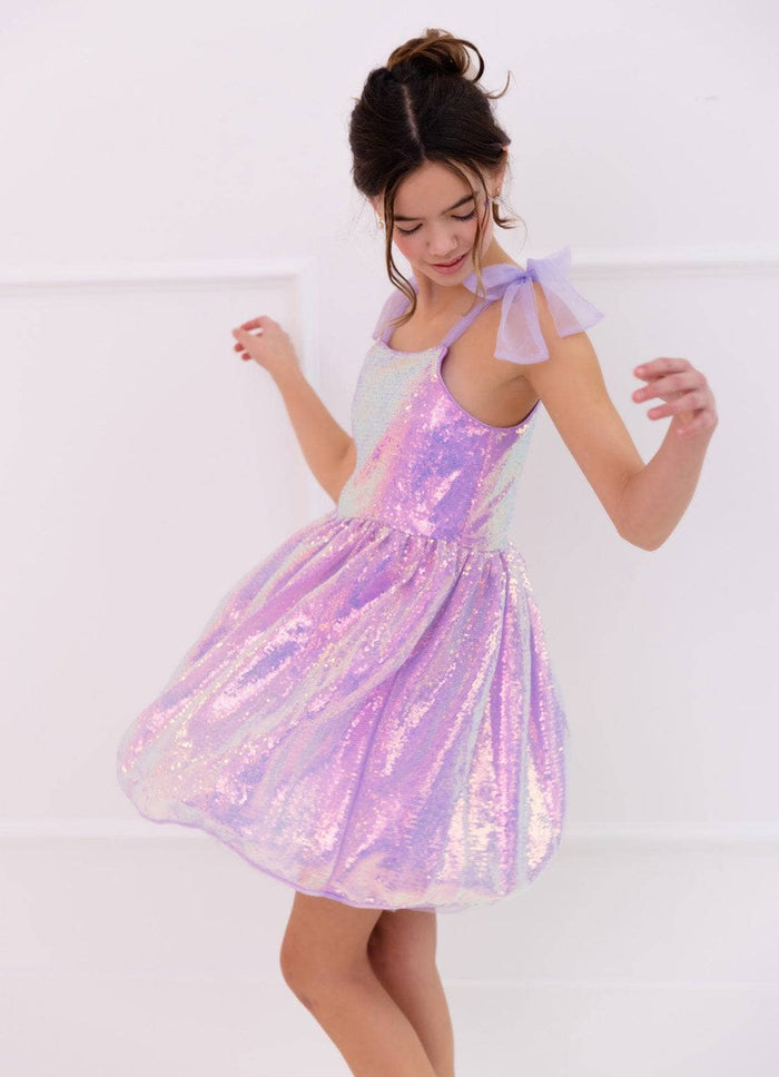 Lola + The Boys Lavender Sequin Tank Dress, 6 Lola + The Boys Lavender Sequin Tank Dress, 6
