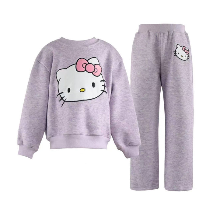 Lola + The Boys Lavender Super Soft Knit Hello Kitty Set