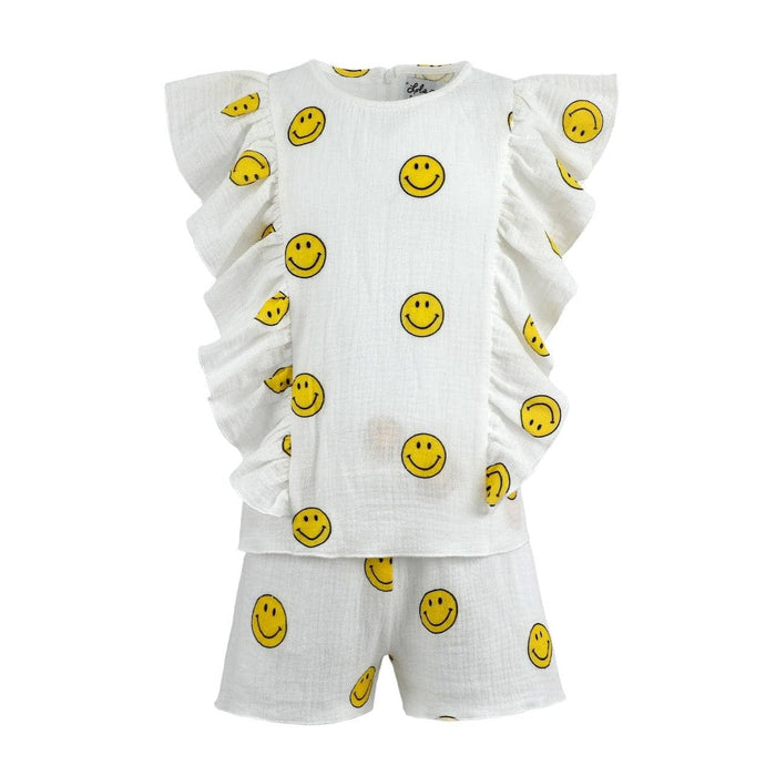 Lola + The Boys Linen All Smiles Set