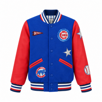 Chicago Cubs Sparkle Varsity Jacket