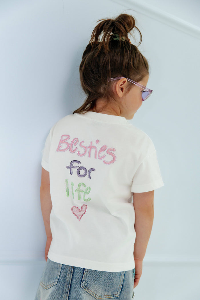 Lola + The Boys Mommy and Me "Besties for Life" T-shirt