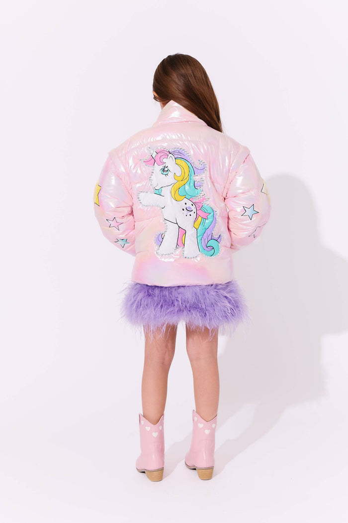 Lola + The Boys My Little Pony Hologram Puffer