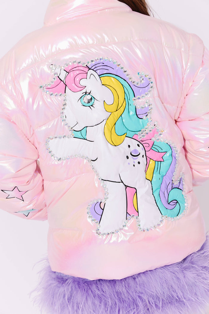 Lola + The Boys My Little Pony Hologram Puffer