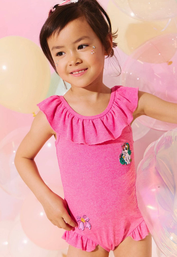 Lola + The Boys My Little Pony Ruffle Swimsuit