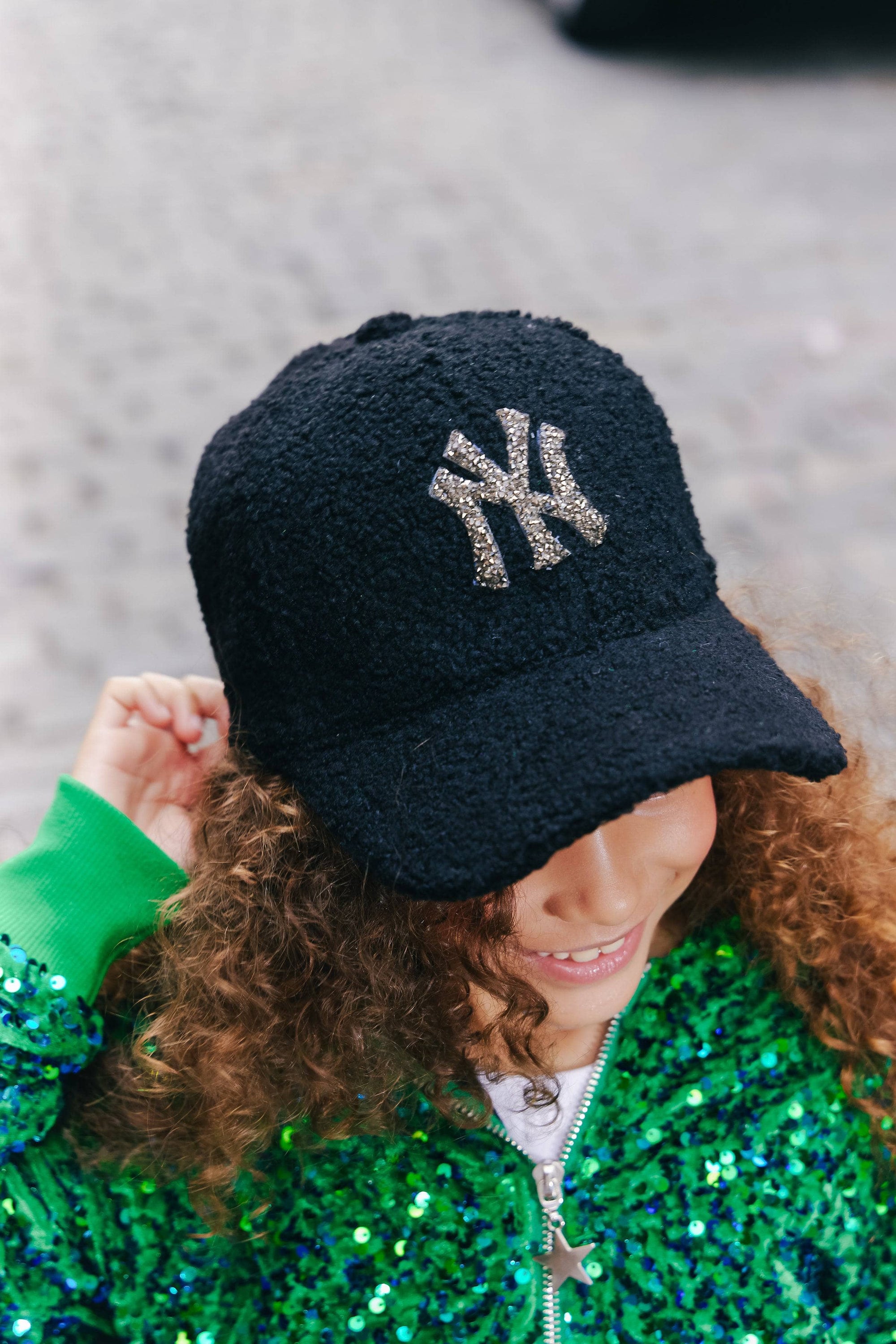 Girls Toddler Pink New York Yankees Diamond Princess T-Shirt