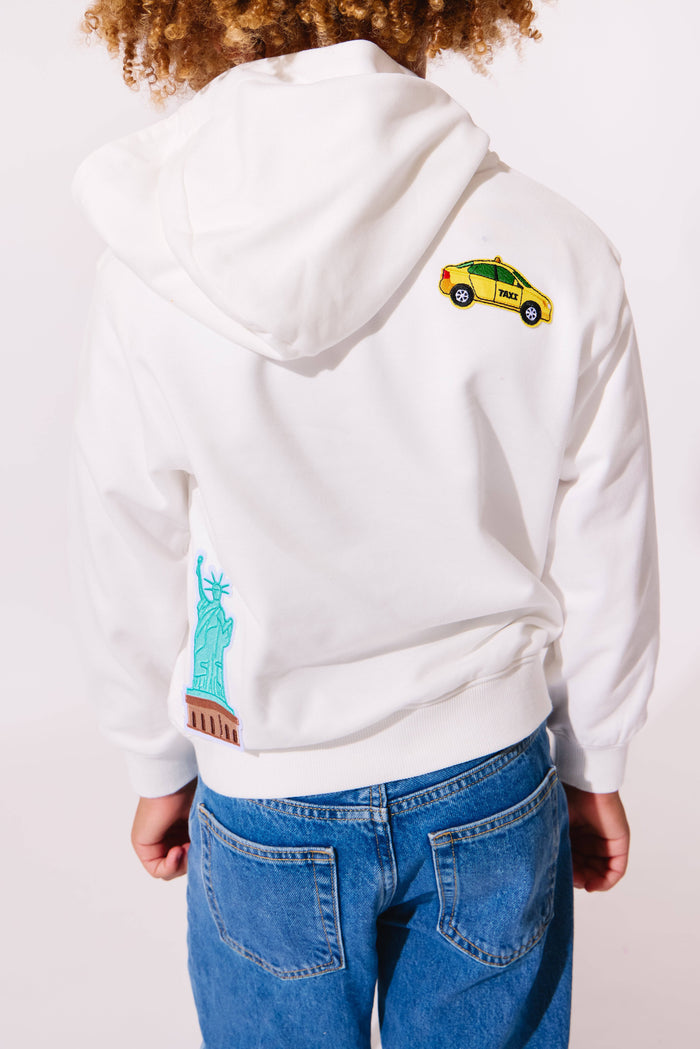 Lola + The Boys NYC Patch Hoodie
