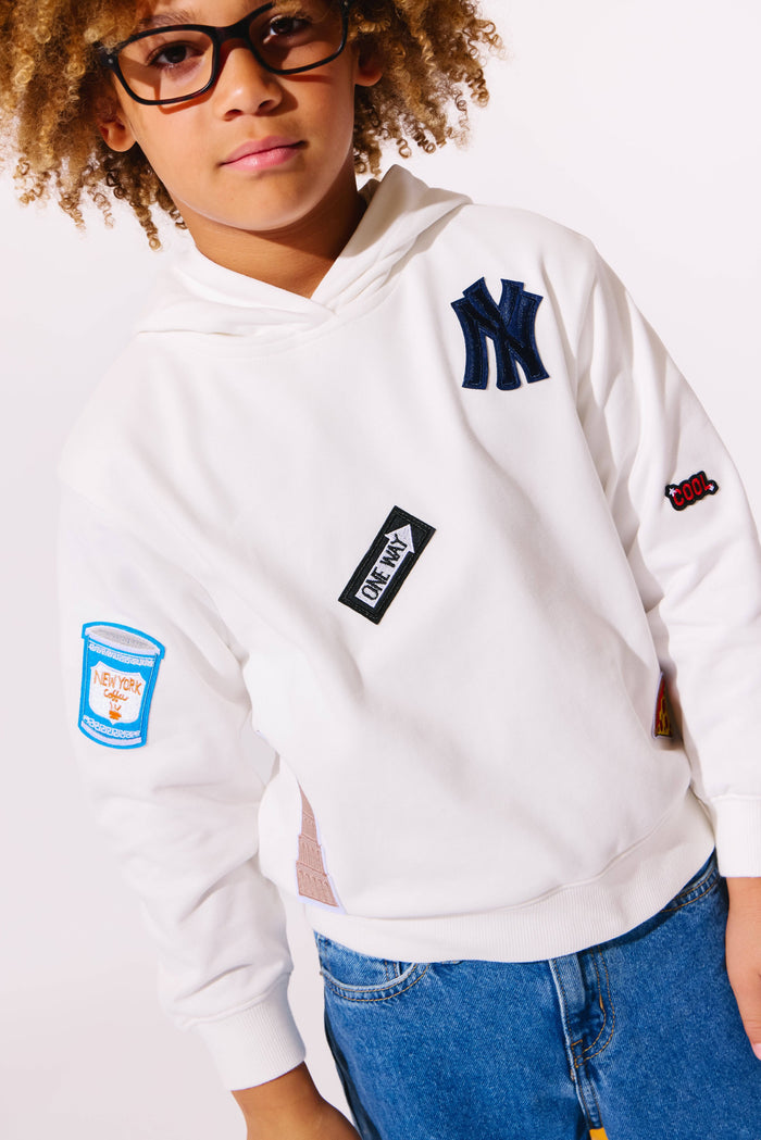 Lola + The Boys NYC Patch Hoodie
