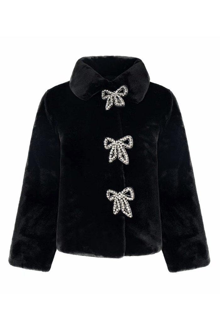 exclude-fall Outerwear Audrey Faux Fur Coat