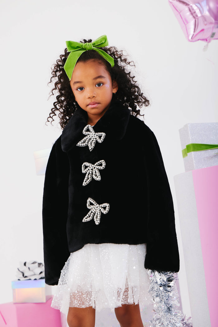 Lola + The Boys Outerwear Audrey Faux Fur Coat