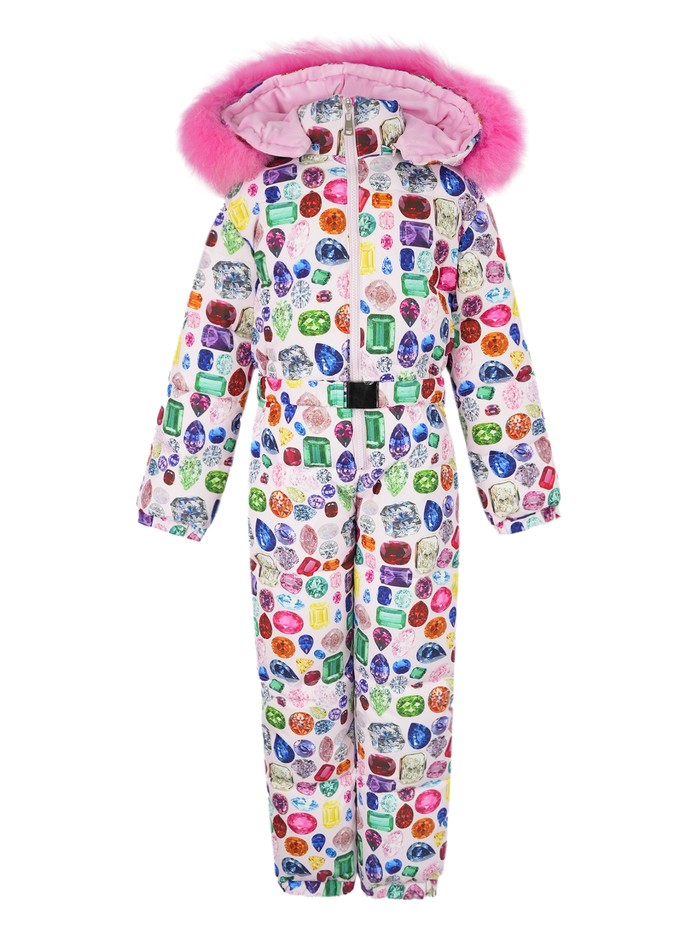 Lola + The Boys Outerwear 2 Bejeweled Snowsuit