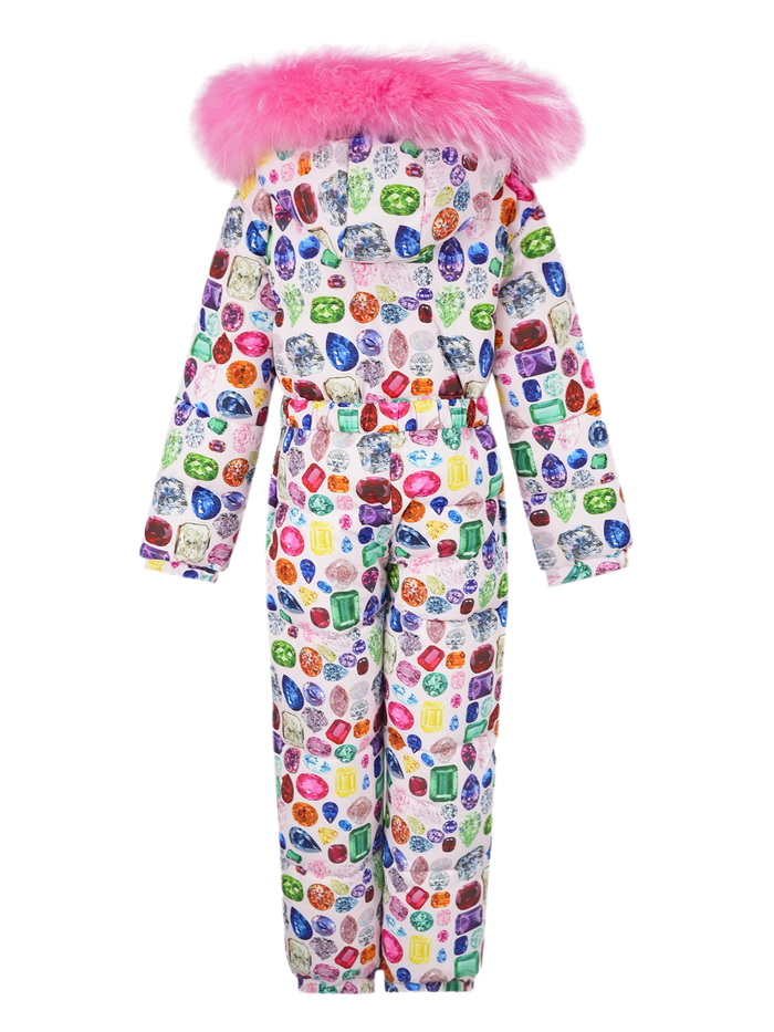 Lola + The Boys Outerwear Bejeweled Snowsuit