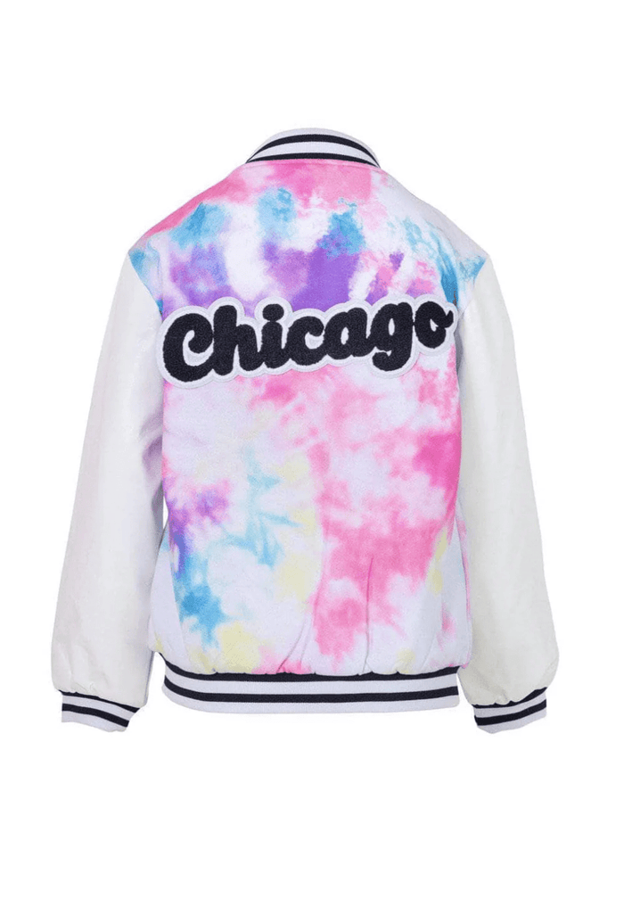 lola-archive-sale Outerwear Chicago Tie Dye Varsity Bomber