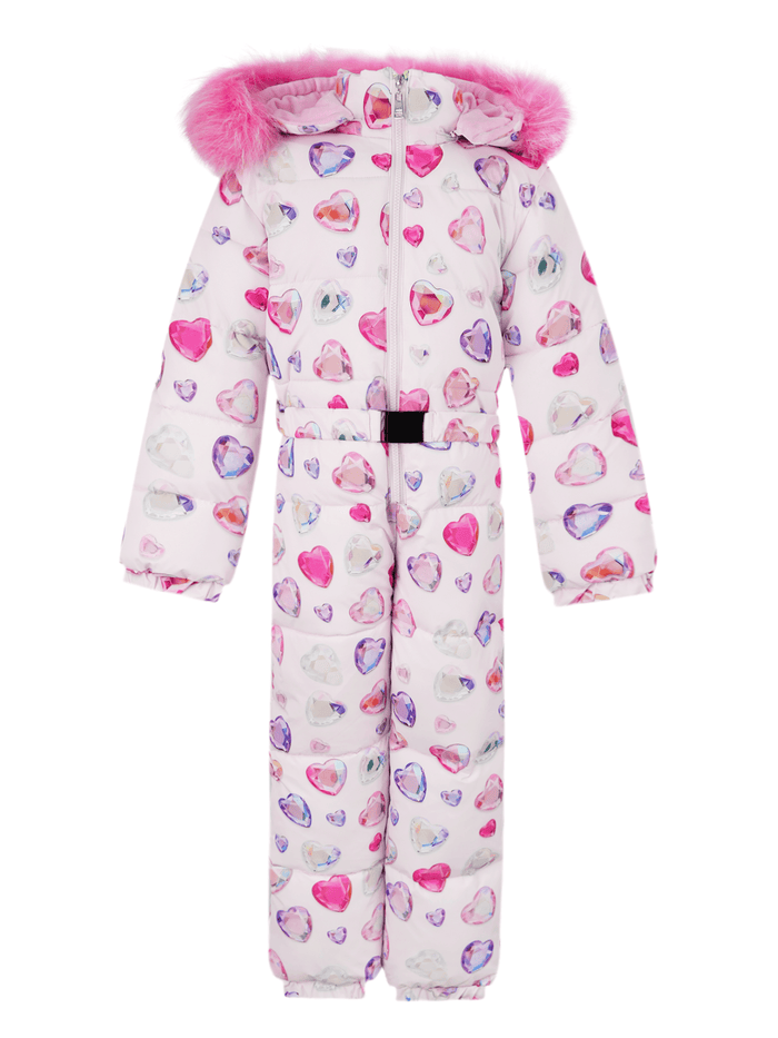 Lola + The Boys Outerwear 2 Diamond Hearts Snowsuit