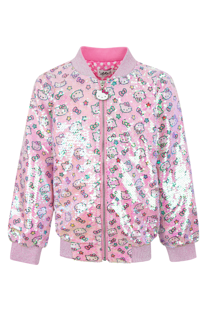 lola-hellokitty Outerwear Hello Kitty® Star Power Sequin Bomber