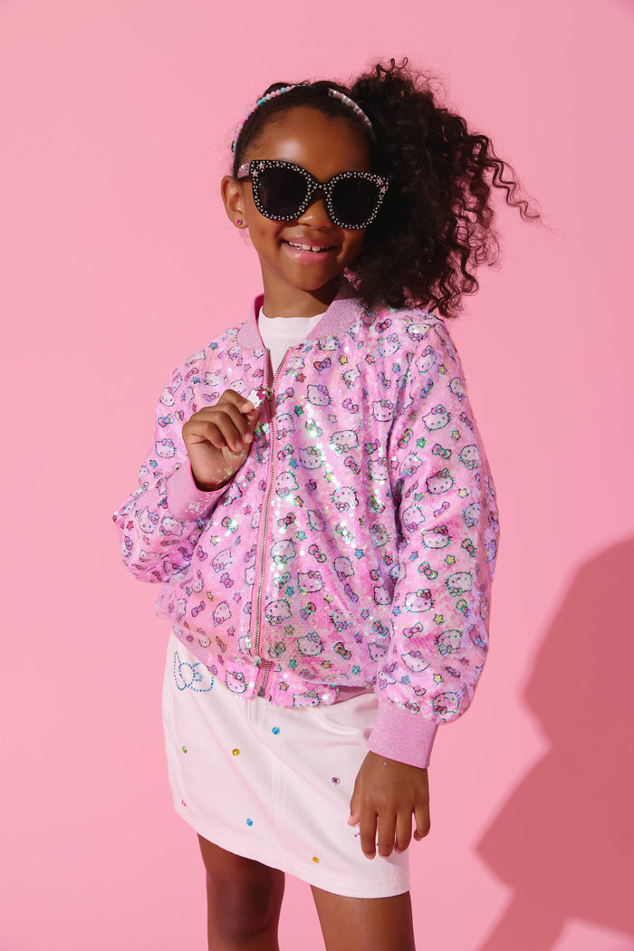 lola-hellokitty Outerwear Hello Kitty® Star Power Sequin Bomber
