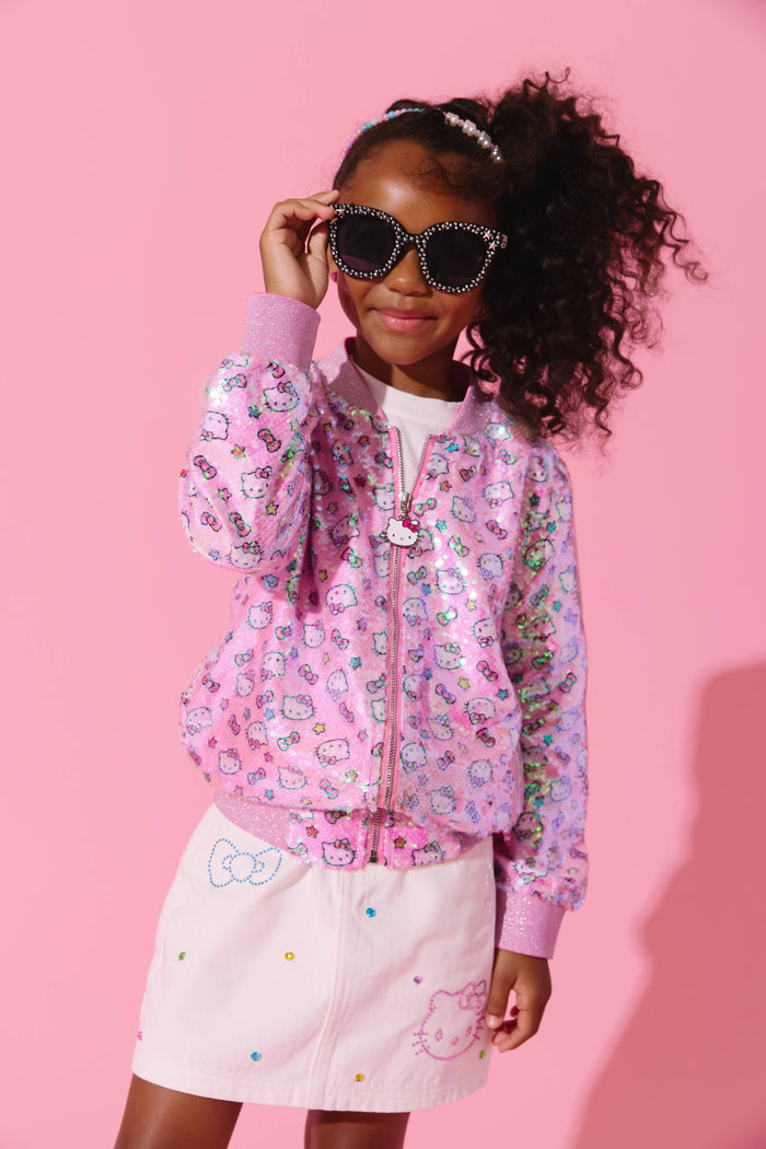 lola-hellokitty Outerwear 2 Hello Kitty® Star Power Sequin Bomber