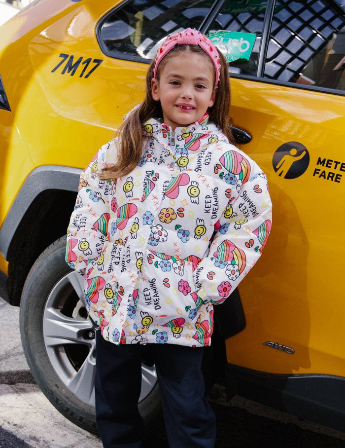 Lola + The Boys Outerwear Keep Dreaming Puffer