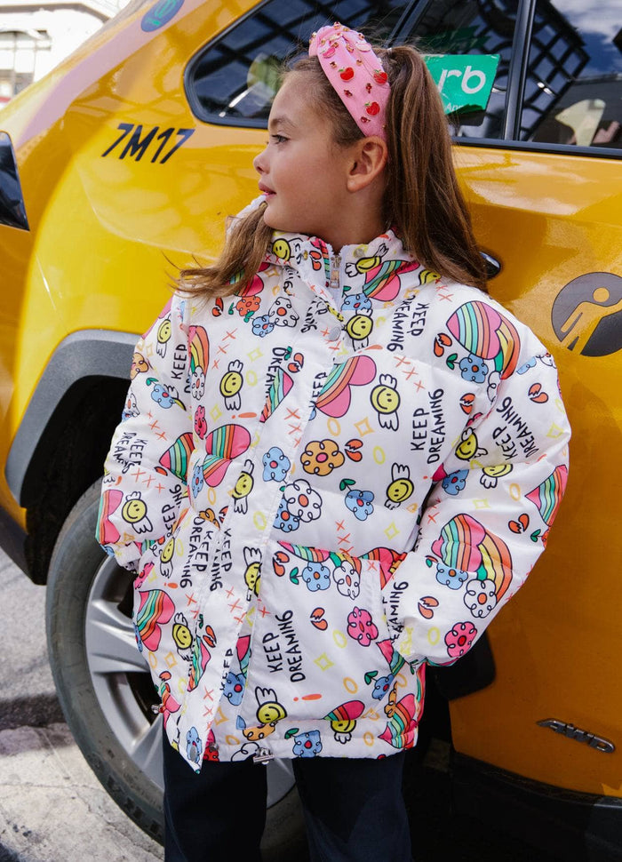 Lola + The Boys Outerwear Keep Dreaming Puffer