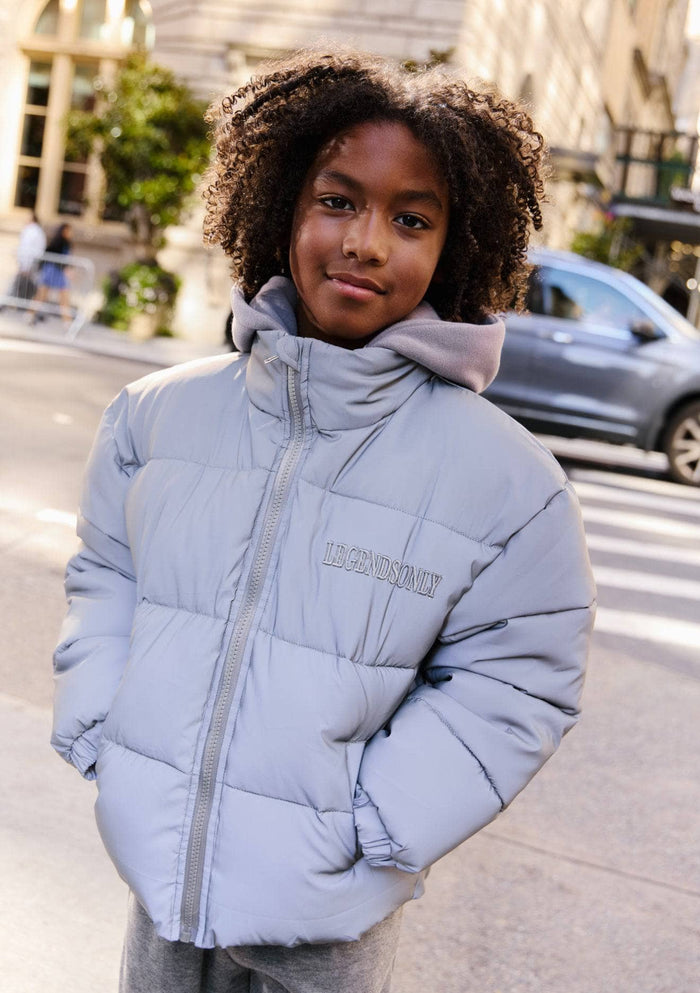 Lola + The Boys Outerwear Legend Only Hologram Puffer