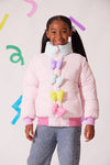 exclude-new-arriv Outerwear Rainbow Bows Puffer