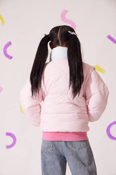 exclude-new-arriv Outerwear Rainbow Bows Puffer