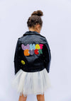 Lola + The Boys Outerwear Whatever Beaded Leather