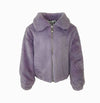 Lola + The Boys Parkas & Furs Lavender Sky Faux Fur