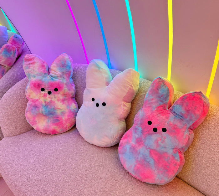 Lola + The Boys Pastel Bunny Pillow