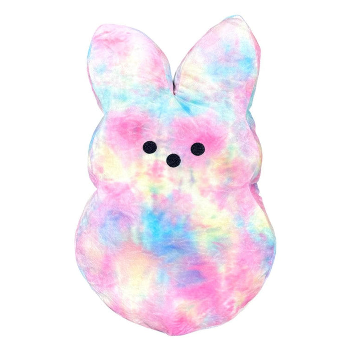 Lola + The Boys Tie Dye Pastel Bunny Pillow
