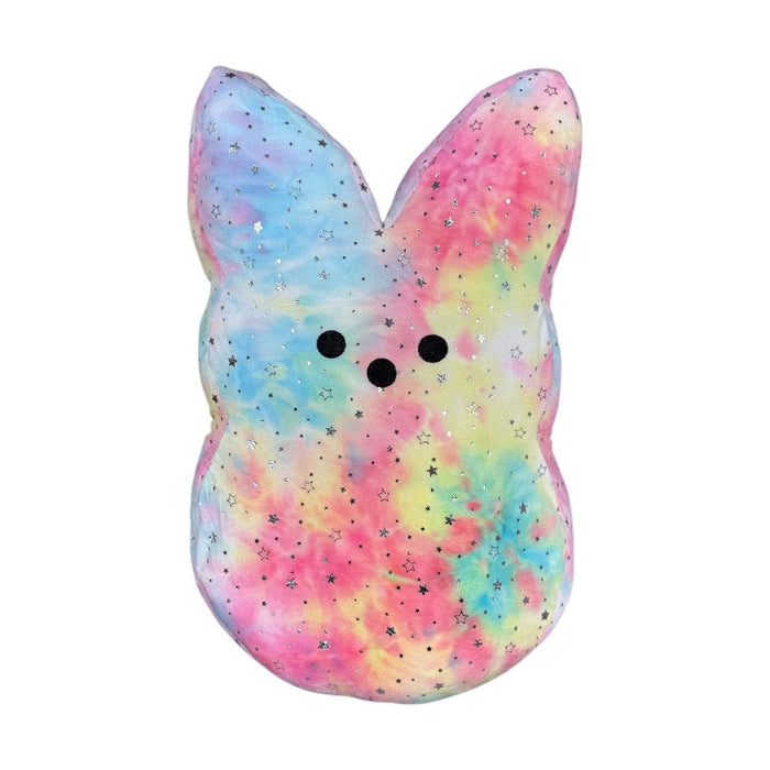 Lola + The Boys Tie Dye Stars Pastel Bunny Pillow