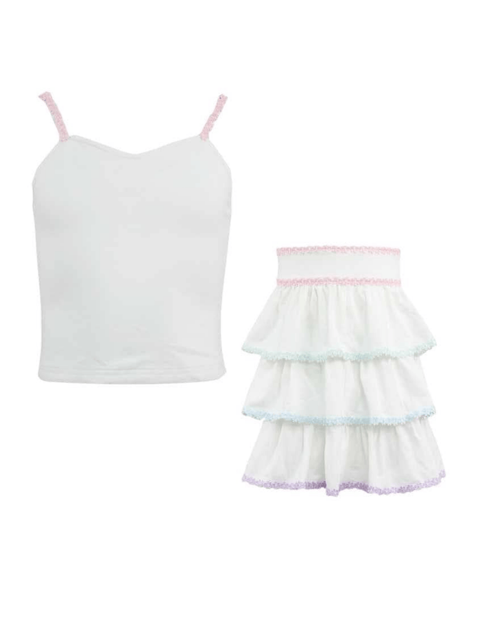 Lola + The Boys Pastel Daisy Summer Set