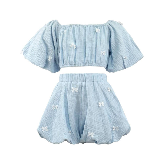 Lola + The Boys Pastel Hailey Bow Bubble Set